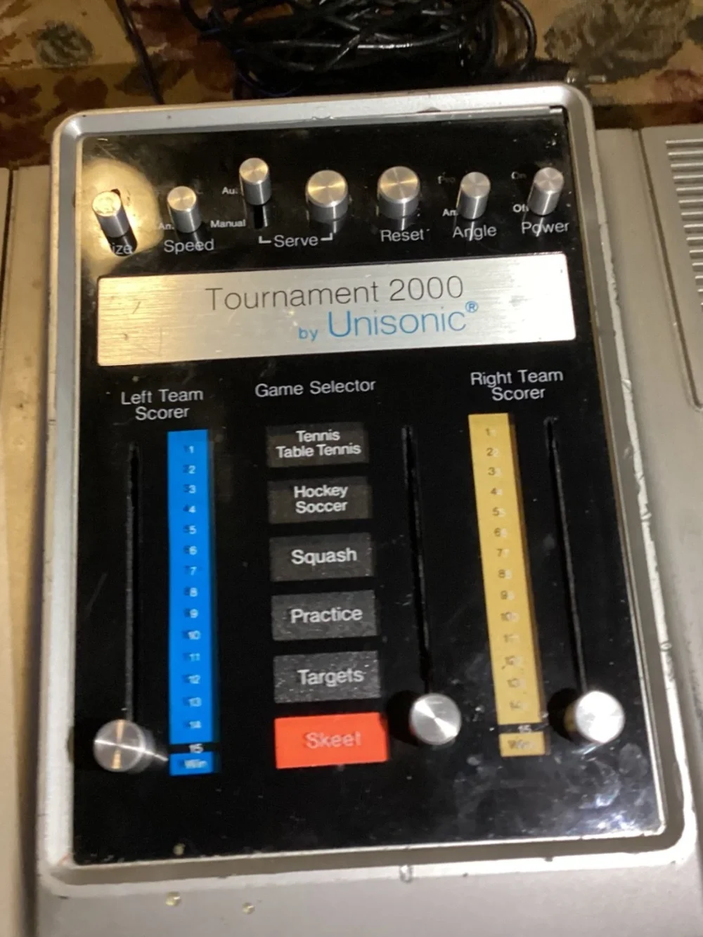 Unisonic Tournament 2000 Game Console Only UNTESTED NO power cord or Accessories